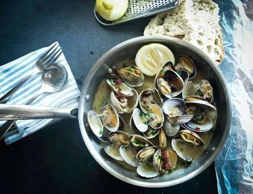Amêijoas e sabores do mar
